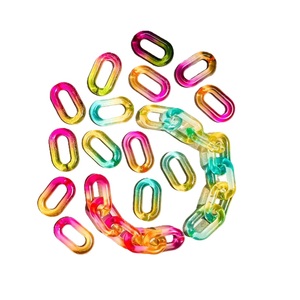 Chaîne de perles de rocaille en résine tendance, broderie artisanale, cadeau, accessoires pour femmes, style bohème, perles de rocaille, chaîne de perles de rocaille en résine, fait main - Product Image 6