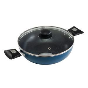 Sartén Kadai de 240 mm, Antiadherente, de Aluminio, Profunda, para Cocina India, al Mejor Precio al por Mayor - Product Image 1