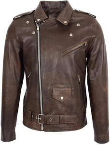 Cheap Price New Stylish Lightweight Genuine <b>Leather</b> <b>Jacket</b> for Men-Vintage Style Breathable Autumn Comfortable - Product Image 3