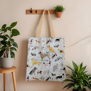Exclusive Hot Sale Modern Printed Design 100% Cotton Canvas <b>Tote</b> Bag, Hand Bags for Shopping Exporter in India.. - Product Image 3