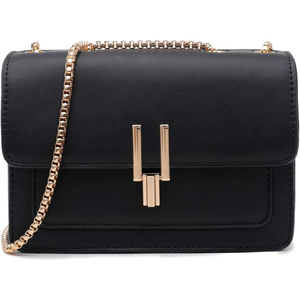 Bolso bandolera con bloques de color para mujer, bolso de hombro moderno, bolso elegante con correa ajustable para compras diarias, viajes - Product Image 4