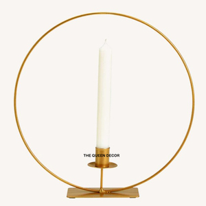 Support de bougie minimaliste en métal pour la décoration contemporaine de la maison et des restaurants, disponible à prix avantageux - Product Image 3