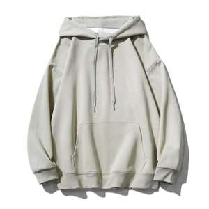 Acceptation de petites commandes, sweats à capuche pour hommes en coton français 100% de haute qualité, surdimensionnés, 370 g/m², vente en gros, personnalisables - Product Image 2