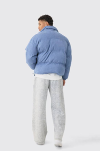 Veste d'hiver rembourrée épaisse pour homme, imperméable, coupe-vent, respirante, avec logo sur le devant, col montant, toile personnalisée pour l'extérieur - Product Image 5