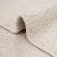 Tapis moderne tissé à la main en laine épaisse, abstrait, écologique, adapté aux animaux, lavable, rembourré, doux, bouclé, avec envers réversible pour salon