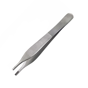 Pinces Adson marron en acier inoxydable, pinces chirurgicales pour tissus, instrument de précision à usage médical - Product Image 2