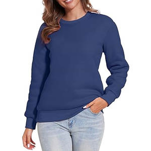 Sudadera de Mujer con Forro de Sherpa, Cuello Redondo, Informal, Cálida para Invierno, Suave, Cómoda, Holgada, para Uso Diario - Product Image 5