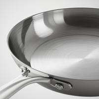 Poêle à frire en acier inoxydable de qualité supérieure 22 cm Allemagne, poêle à frire monocouche, fournisseur d'exportation