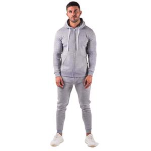 Survêtements de sport d'été coupe régulière pour hommes de conception OEM Vêtements d'entraînement en coton/polyester écologiques de haute qualité Respirant Solide - Product Image 1