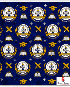 Custom African Wax Print Fabric Manufacturer School Anniversary Convention Uniform Celebration Textile Supplier OEM - Product Image 3
