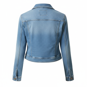 Chaqueta Vaquera de Moda para Mujer, Lona y Piel de Oveja, Alta Calidad, Superventas, Tendencia, OEM - Product Image 2