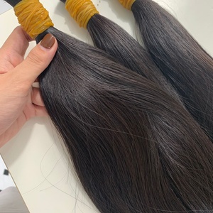 Cheveux pour en vrac, vietnamien/cambodgien naturel droit 100% cheveux humains bruts | Traiter la couleur noire naturelle 8 pouces à 30 pouces - Product Image 2