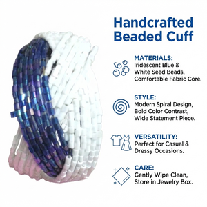 Handcrafted Vintage Butterfly Glass Beaded Hologram <b>Bracelets</b> Bohemian Adjustable Size Colorful Lampwork Seed Bead Bangles Party - Product Image 6