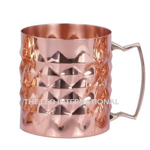 Drinkware Mug Handmade Design Golden Finishing Leak Proof Vacuum Insulation Home Kitchen Restaurants Usage <b>Coffee</b> Mug - Product Image 4