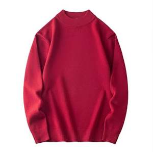 Pull en laine chaud à col roulé pour homme, style business, automne et hiver, décontracté - Product Image 1