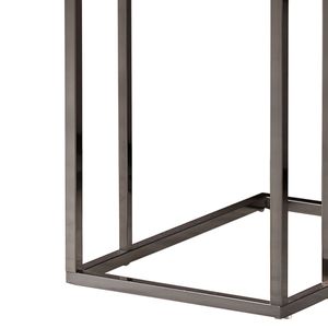 Tavolino da Caffè Espandibile Grigio e Nero Effetto Invecchiato con Design Unico - Product Image 4