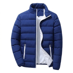 Men Black Puffer Jacket Custom Logo Hooded Winter <b>Coat</b> Warm <b>Padded</b> Streetwear Outerwear Bulk Manufacturer - Product Image 5