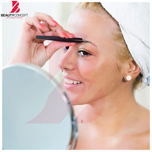 Pinzas de acero inoxidable de alta calidad para una depilación eficiente, perfectas para la rutina de belleza diaria, vienen con estuche de viaje. - Product Image 3