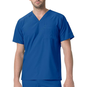 Tenues d'infirmière unisexes de haute qualité personnalisées, vêtements médicaux professionnels en satin, vente d'usine, ensemble de blouses médicales - Product Image 1