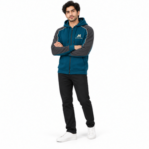 Unisex 100% Cotton <b>Sherpa</b> Fluffy <b>Fleece</b> Heavyweight 430g Fabric Customized Colors Logo Zip-up Hoodies High Quality Breathable - Product Image 3