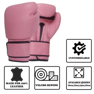 Bolsa de Entrenamiento Profesional de Cuero y Guantes de Kick Boxing con Logotipo Personalizado OEM, 8oz, 10oz, 12oz, 14oz, 16oz, 18oz - Product Image 5