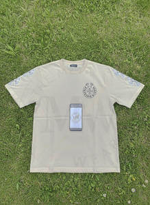 เสื้อยืดโอเวอร์ไซซ์ผ้าฝ้าย100% 280กรัมโลโก้รูปหัวใจโครเมี่ยมโครเมี่ยมออกแบบได้ตามต้องการ - Product Image 6