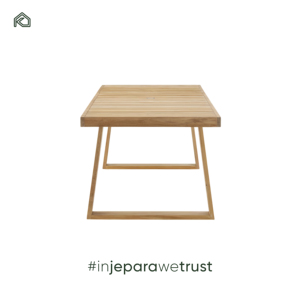 Minimalist Design <b>Square</b> Dining <b>Table</b> Made Teak Wood Eco-Friendly Durable Water Resistant Easy Clean Commercial Outdoor - Product Image 5