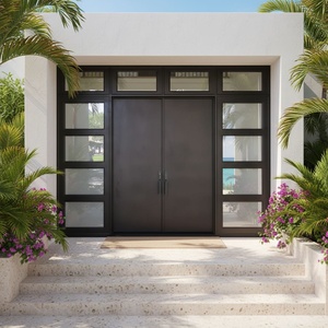 Royal Luxury Modern Steel Entry Gate with Security Anti-theft Water Resistant Manual <b>Swing</b> Design - Product Image 3