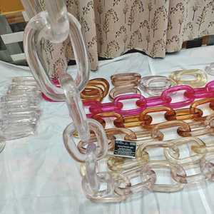 ของตกแต่งผนังแบบโซ่เรซิ่นทันสมัยสำหรับตกแต่งบ้านสไตล์ศิลปะ - ของขวัญวันเกิด วันดิวาลี วันรอมฎอน งานแต่งงาน - Product Image 3