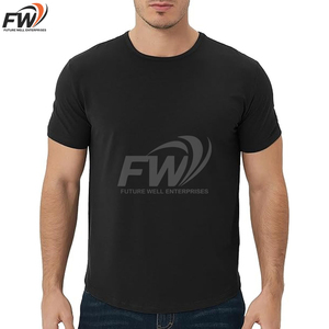 T-shirts pour hommes de qualité supérieure, dernières tendances, vente chaude, coton, été, style tendance, couleur unie, coupe classique - Product Image 1