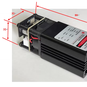 โมดูลเลเซอร์ไดโอดแบบเซมิคอนดักเตอร์ Ismartlaser กำลังสูง 2W 638nm 1000mw จุดสีแดง ปรับโฟกัสได้ ใช้ไฟ DC12V พร้อมพัดลมระบายความร้อน รับประกัน 1 ปี - Product Image 2