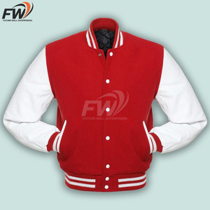 Chaqueta Varsity de Lana y Lona de Alta Calidad con Logotipo Personalizado para Hombre, Transpirable, Estilo Casual de Invierno, Colores Personalizables - Product Image 6