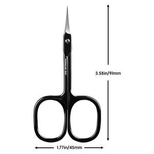 Tijeras para Recortar Uñas y Cutículas de Piel Seca, Tijeras de Precisión con Punta Curva Extra Fina para Recortar Cejas y Pestañas - Product Image 5