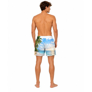 Custom Sublimation Printed Beach Shorts <b>Men</b> Quick Dry Summer Swim <b>Trunks</b> All Over Print Board Shorts OEM Wholesale - Product Image 3