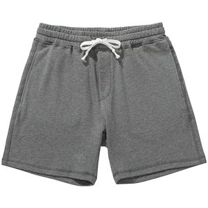 Shorts pour hommes de qualité supérieure 100% coton, pour la gym et le streetwear, taille élastique, personnalisables, unisexes, effet délavé. - Product Image 1