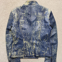 Veste en cuir respirante pour homme, nouvelle collection, en cuir de vachette, vente en gros