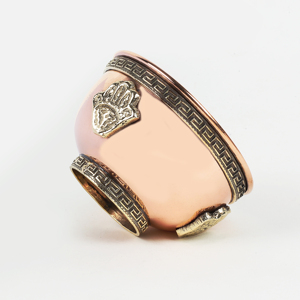 Cuenco de cobre Humsa pequeño para fumigación, quemador de incienso multiusos para meditación, de consignantes indios - Product Image 4