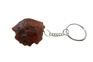 Pierre naturelle cristaux bruts agate cornaline rouge pierres de guérison porte-clés en cristal de pierre brute personnalisé fourniture en gros de guérison - Product Image 6