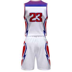 <b>Prime</b> Quality Custom Basketball Uniform <b>New</b> Style Sports Wear for Mens Breathable Printed Basketball Jerseys with Shorts - Product Image 2
