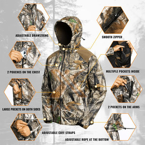 เครื่องแบบลายพรางสีพื้นชุดลายพรางสำหรับผู้ชายสไตล์ใหม่ - Product Image 2