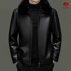 Chaqueta de Cuero Personalizada Ryan Pro Gear para Hombre, Tejido Cómodo y Transpirable con Logotipo Personalizado Antiarrugas - Product Image 4