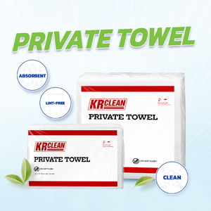 Krclean XK6 Lingettes de nettoyage jetables certifiées ISO 9001, blanches, non-tissées, 50/80 feuilles, serviettes sèches individuelles pour patients, fabriquées au Vietnam - Product Image 2