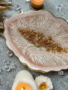 Assiette en résine écologique pour servir le dîner, décoration de la maison, table à manger et utilisation élégante de la table, disponible à un prix abordable - Product Image 3