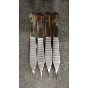 Forceps de pansement Adson de qualité allemande 4 T/C, 4,75 pouces, avec inserts en carbure de tungstène - Product Image 4