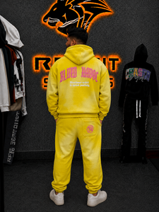 Custom streetwear hoodie <b>set</b> Embroidered cotton French terry Men's casual autumn wear Hoodie and <b>sweatpants</b> <b>set</b> - Product Image 2