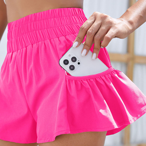 Shorts Deportivos para Mujer, Ligeros, para Maratón, con Cintura Personalizada, para Gimnasio y Running - Product Image 4