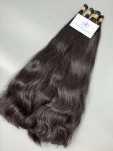 Fournisseur en gros de cheveux humains vierges, bruts, purs, provenant du Vietnam, lisses naturels, couleur naturelle, extensions de cheveux humains - Product Image 3