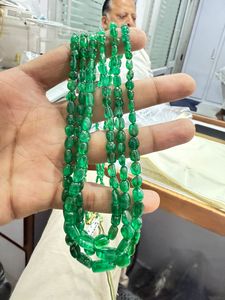 AAA Quality Panjshir Emerald Oval Shape 5*7mm Natural Gemstone For Jewelry Making At Wholesale Price - Product Image 2