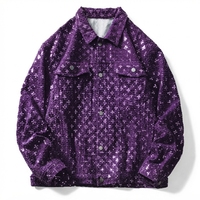 Blouson Bomber à Carreaux pour Homme Hiend Industries, Grande Taille, Coupe-Vent, Durable, Décontracté, Coupe Ample, Doublure en Coton, Boutons, Automne