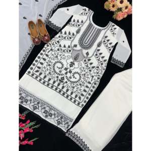 Ensemble Dupatta haut et bas de soirée pour femmes de créateur - Product Image 4